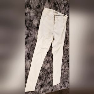 Hollister white size 9 skinny jeans